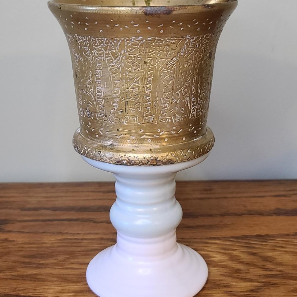 Brass Mortar and Pestle